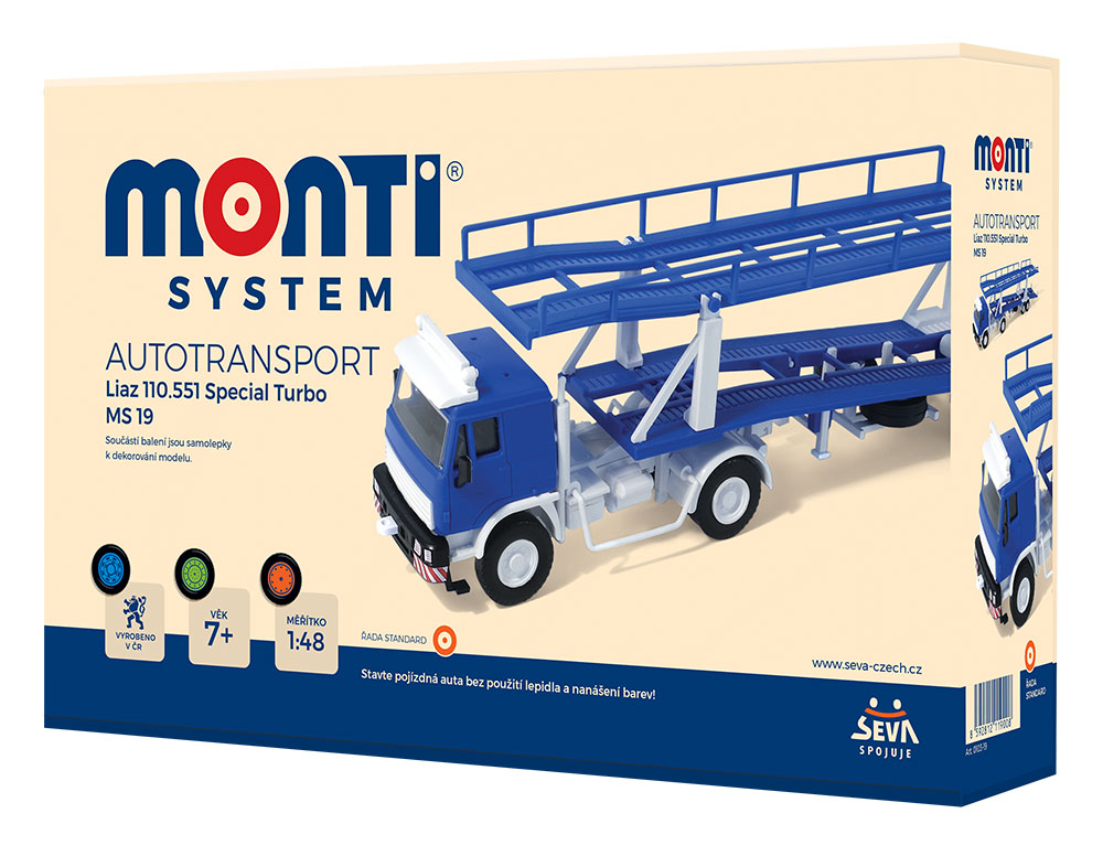 Levně Stavebnice Monti System MS 19 Autotransport Liaz