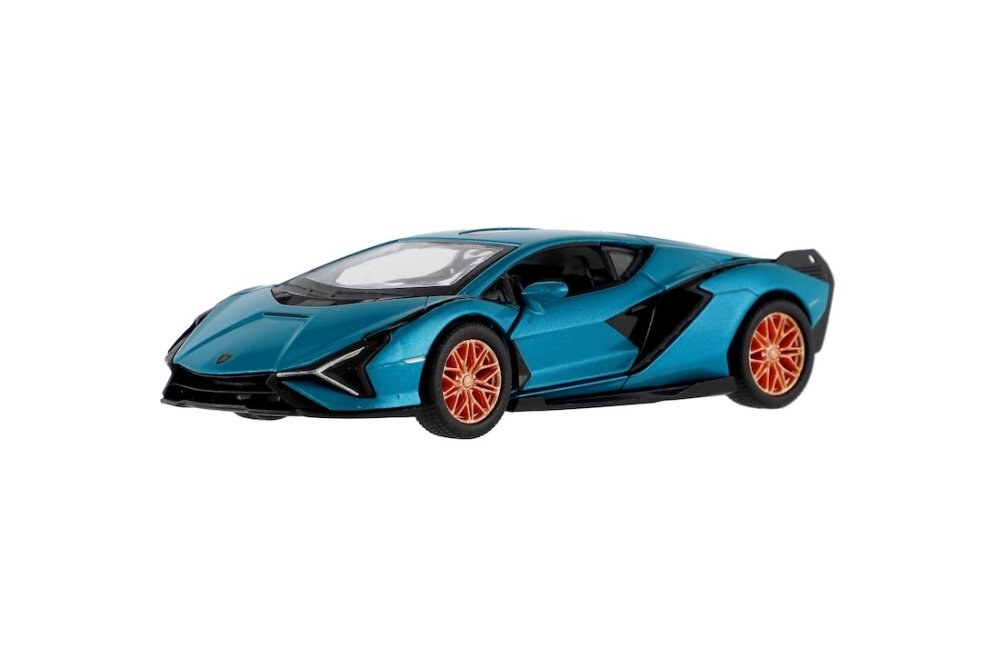 Levně Kinsmart Auto Lamborghini Sián FKP 37 tyrkysová